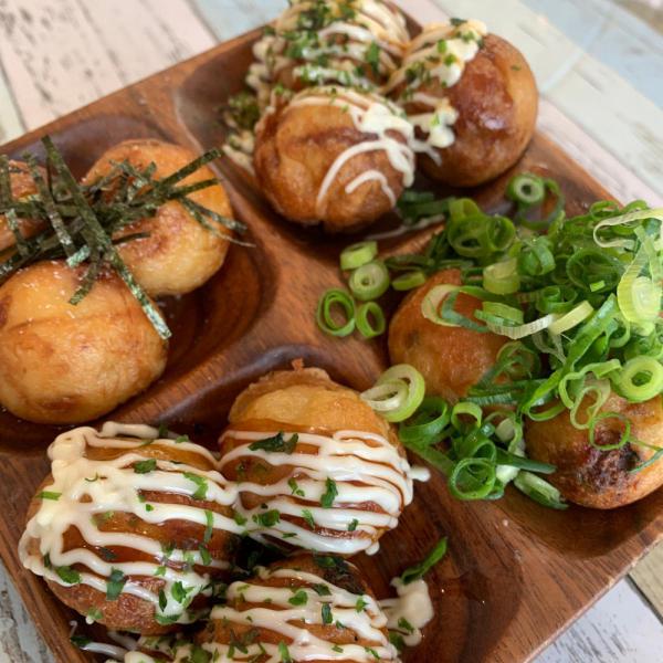 たこやき4種盛り合わせ